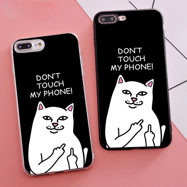 

Minason Funny Pocket White Cat Мягкий силиконовый чехол для iPhone X 5 5s SE 6 S 6s 7 8 Plus Cover Trend Coque Fundas Capinh