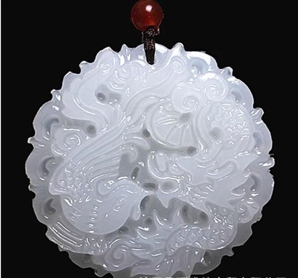 

the white jade white jade pendant and natural jade pendant, Silver