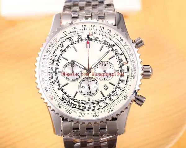 

2 Стиль Мужские роскошные Часы Высокого Качества Avenger II 46 ММ AB0127211C1A1 ВК Кварцево-си