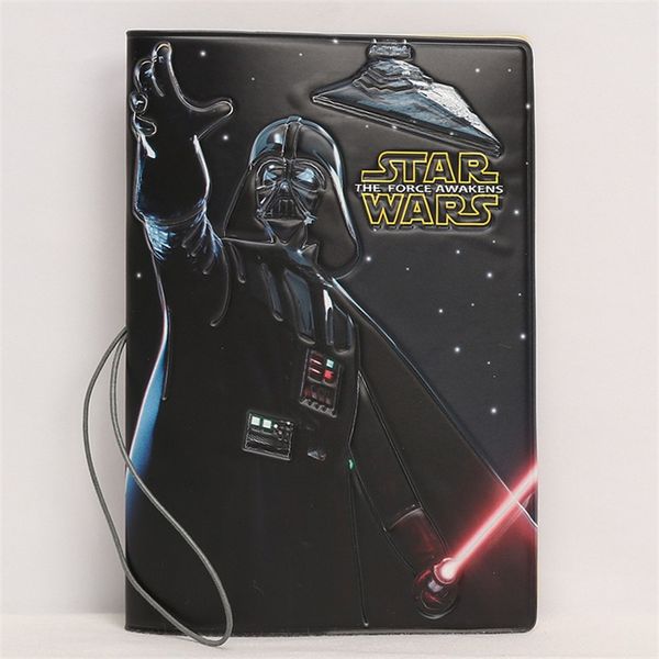 

cartoon passport cover 3d pu leather passport holder holder size:14*9.6cm, White