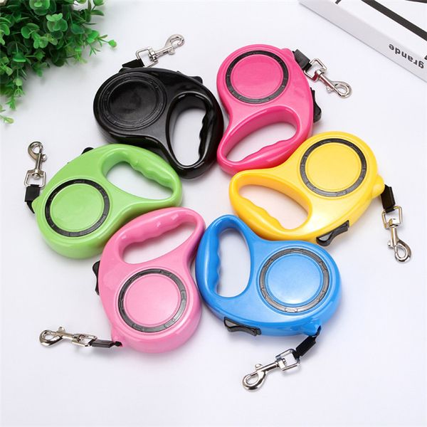 

automatic retractable traction rope magic pet dog/cat puppy automatic tractor dog rope walking lead leash t1i434