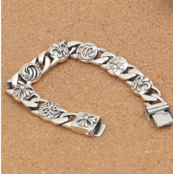 

designer fashion bracelets for mens bracelets personalized bracelet braclet for men braslet for men 13 mm, Black