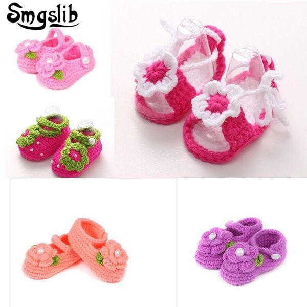 

newborn baby first walkers boys moccasins 2018 infant yarn knitting soft bottom footwear toddler newborn girls sneakers shoes