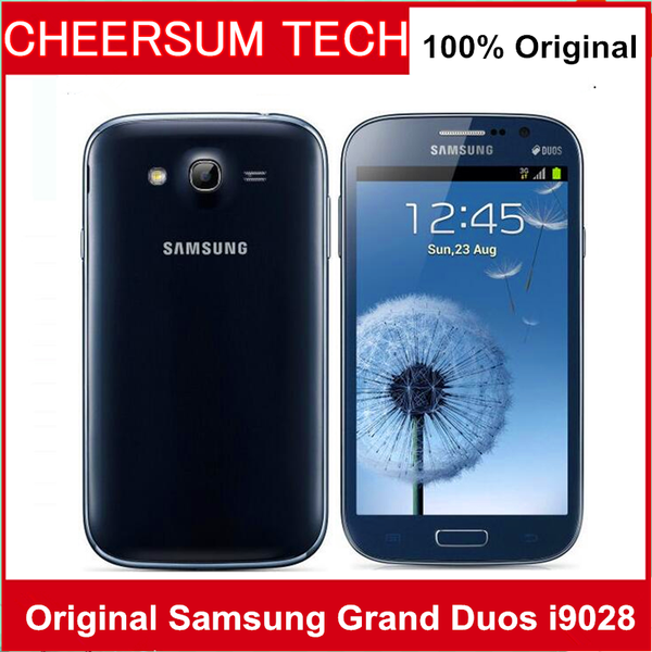 

original samsung galaxy grand duos i9082 i9082 mobile phone gsm 3g wifi gps dual sim cards 8mp camera unlocked phone refurbished