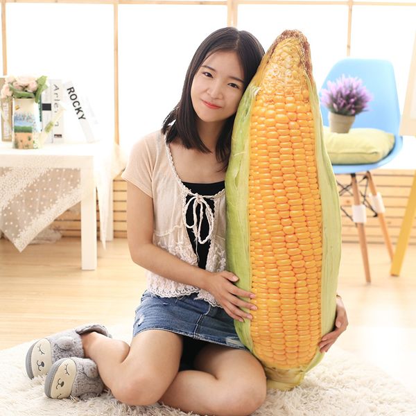 

2018 new simulation corn pillow creative vegetables plush toy doll cloth doll cushions children birthday gifts for boys and girl