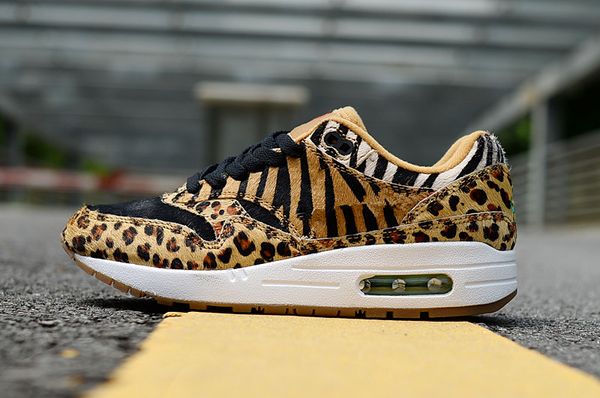 

2018 горячие продажи 1 DLX ATMOS Leopard зерна желтый черный красный кроссовки для высокого