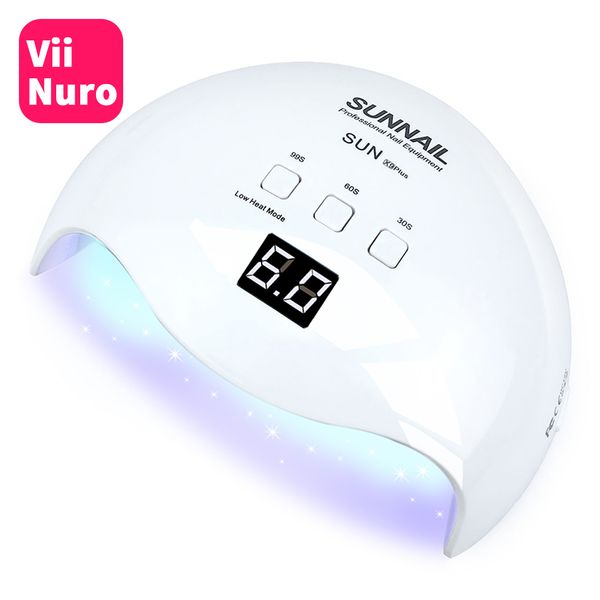 

viinuro nail dryer 48w sun x9 plus led uv lamp for nail with infrared sensing ice lamp led for manicure curing all gels polish
