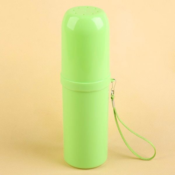 

portable green wash anti-bacterial toothbrush cup