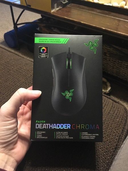 

Razer Deathadder Chroma USB Wired Optical Computer Gaming Mouse 10000dpi Optical Sensor Mouse Razer Mouse Deathadder Gaming Mice
