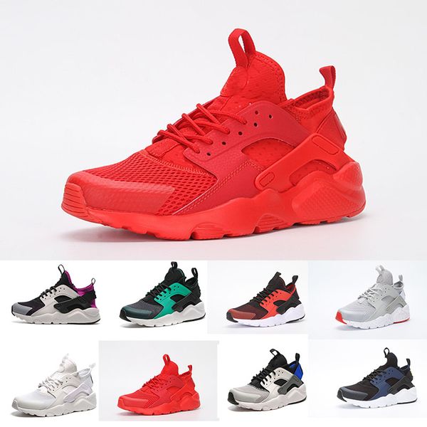 

Nike Air Huarache Run Ultra 4 2018 basketball shoes Huaraches 1 IV 4 мужские кроссовки Ultra Run тройной белый Черный серый Huaraches Обувь Мужчины кроссовки us5.5-11