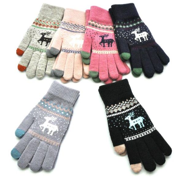 Strick Fausthandschuhe MODELL 2 Unisex Winter Handschuhe Fäußtlinge
