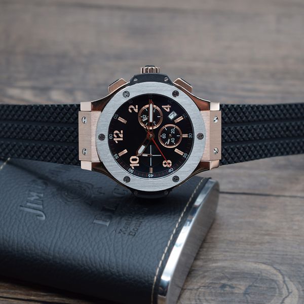 

Men watche tainle teel quartz wri twatche topwatch watch multi function all ubdial work japan movement rubber band montre de luxe