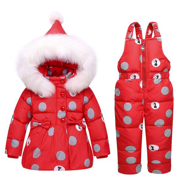 

baby clothing set infant 80% white duck down jacket+jumpsuit winter snowsuit for girls kids ski suit winter overalls, Blue;gray