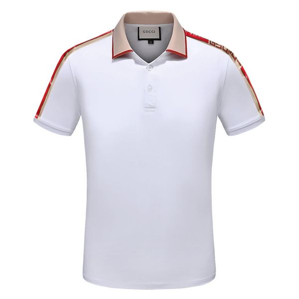 

2018 новая мода Марка лето мужская с коротким рукавом рубашки поло Весна o-образным