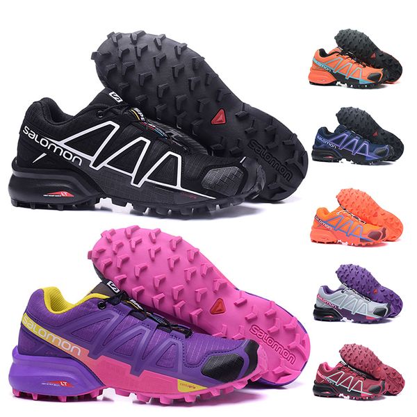 

2019 speed cross 4 cs iv womens shoes field training shoes black pink purple orang dark blue outddoor hiking sneakers 36-41