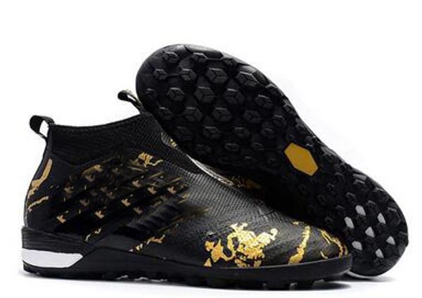 2019 2018 Hot Black Gold Tf Messi Indoor Soccer Cleats Ace Tango