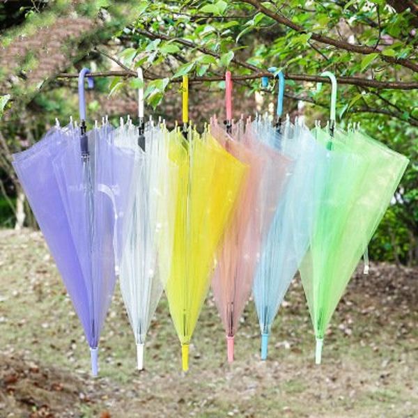 

long-handle пѬозѬанй зоник е веов гоѬие jelly transparent Ѭеклама umbrella авомаие