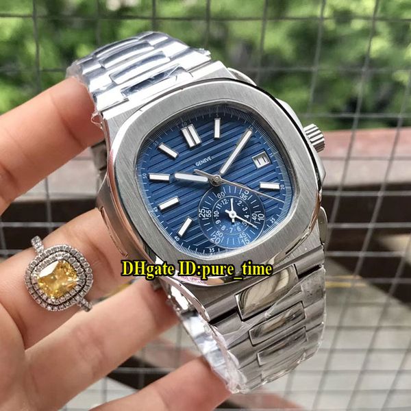 

Cheap New Nautilus Blue Dial Automatic 5980/1A-019 Automatic Mens Watch 904L Stainless Steel Band High Quality Gents Sport Watches