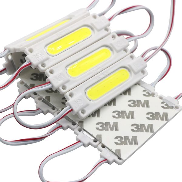 Umlight1688 Moduli LED COB in plastica ABS ad iniezione di nuovo arrivo 2W Stringa di retroilluminazione a LED ad alto lume Bianco / Bianco caldo Rosso Blu Impermeabile