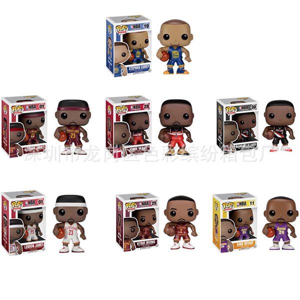 

Sale Funko POP basketball man Vinyl Action Figure With Box Popular Toy Good Quality for kids gift toys multi style