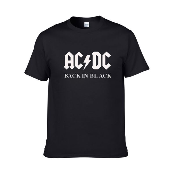 

Новый AC DC группа Рок футболка мужская Acdc графический футболки печати повседневна