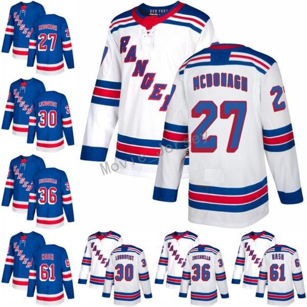 

2018 New Brand 36 Mats Zuccarello Jersey New York Rangers Jerseys 61 Rick Nash 30 Henrik Lundqvist 27 Ryan McDonagh Blue White Stitched
