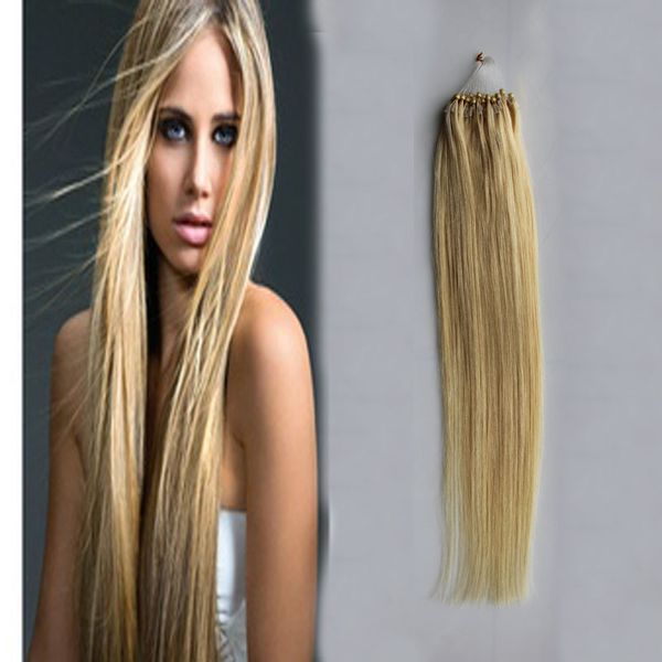 Micro Loop Extension Extensions Remy Человеческие волосы шелковистые прямые 100 г микро-петли человеческие волосы наращивания волос капсула кератин