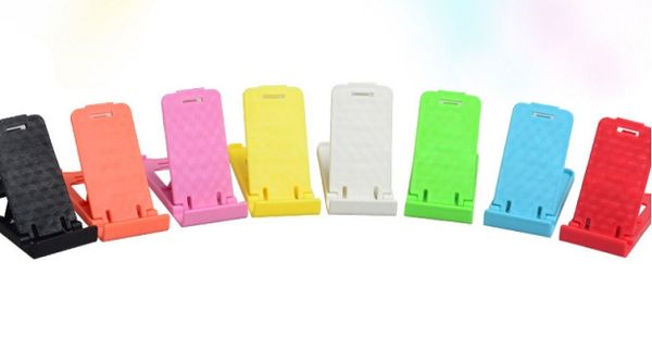 Mini porta cellulare pieghevole in plastica Supporto per telefono pigro Letto Visualizza telefoni Accessori per Iphone Tablet Samsung