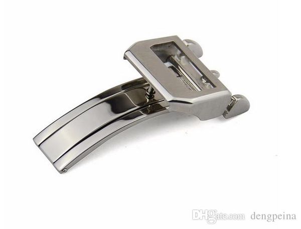 18mm NUOVO cinturino per orologi in acciaio inossidabile di alta qualità cinturino argento nero oro rosa oro fibbia deployante per cinturini IWC2772