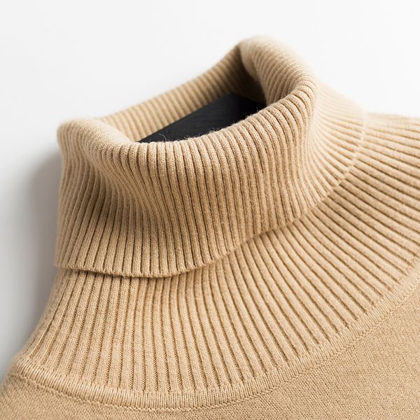 

men sweaters turtleneck 7colors jumpers 100% wool knitting pullover man standard clothes woolen knitwear winter new sweater, White;black