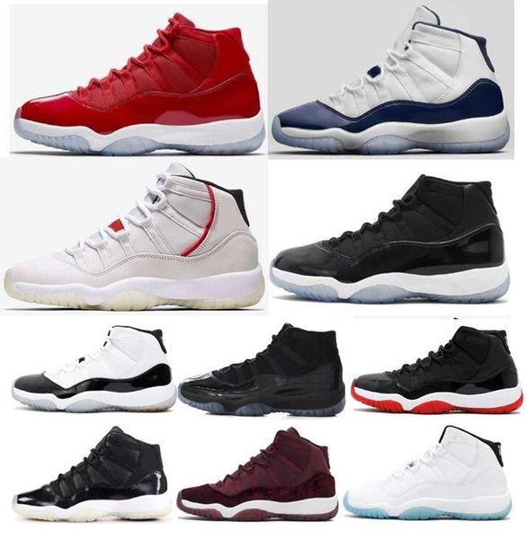 

new 11 11s bred dmp metallic silver space jam concord 45 basketball shoes men midnight navy gamma blue platinum tint sneakers with box