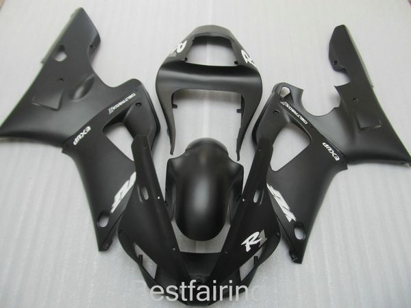 Kit carenatura di alta qualità per carene nere YAMAHA R1 2000 2001 YZF R1 00 01 BS27