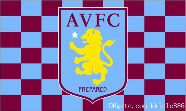 

Aston Villa FC Flag 90 x 150 cm Polyester England Football Club Sports Banner