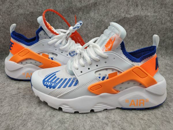 

2020 Новая мода WHITE Black Air Huarache сетки вскользь женщин мужчины Кроссовки Проектировщик Off Luxury huraches кроссовки Huaraches 36-45