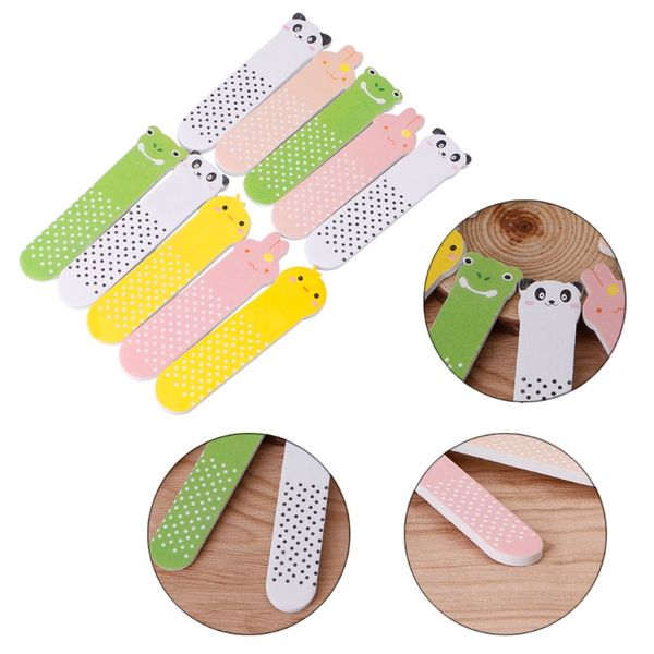 

cute animal nail art sanding file buffer for salon manicure uv gel polisher tool