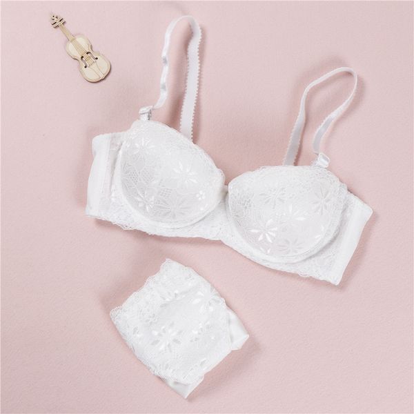 

new women underwear panty set push up bra set breathable comfortable briefs 1/2 cup lingerie lace bra, Red;black