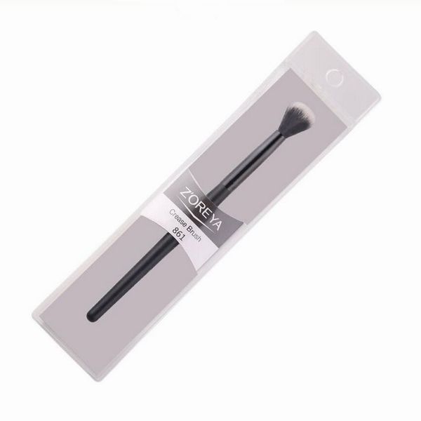 

zoreya brand 1pc eye makeup brush black crease make up brushes soft synthetic hair portable eye makeup tools travel cosmetic brush