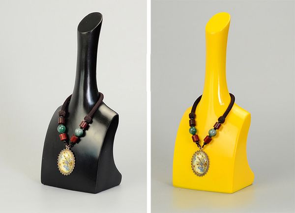 

new arrival necklace holder mannequin jewelry mannequin head sale, Khaki