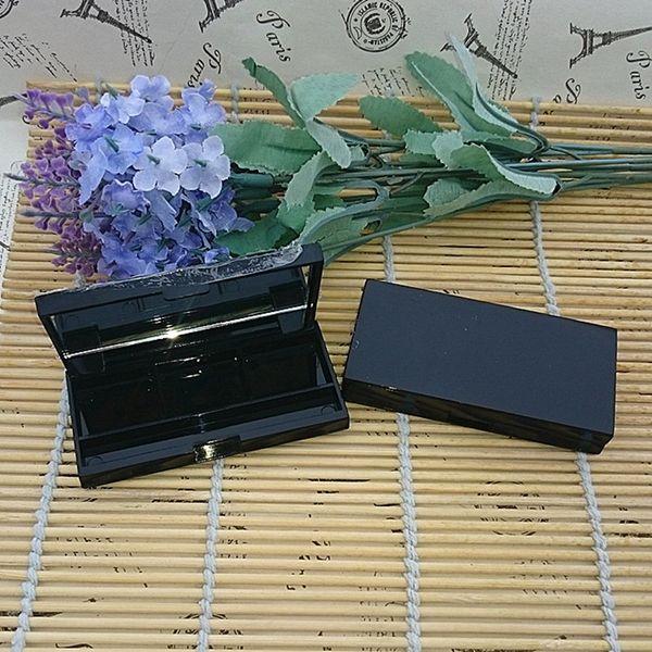 Schwarze Lippenstiftplatte, leere Lidschattenbox, Druckplatte, Lippenstiftbox mit Aluminiumplatte, Make-up-Werkzeug F333