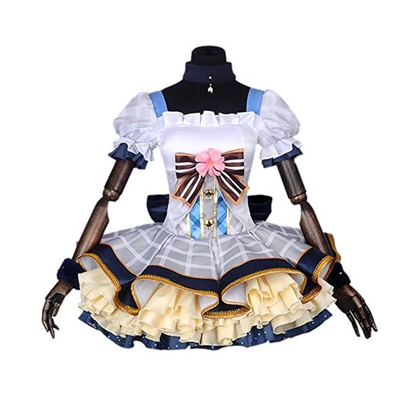 

love live flower bouquet awaken cosplay costume japanese anime dress, Black