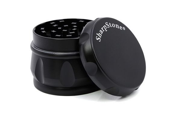 

wholesale rainbow smoking herb grinder 40mm zinc alloy diamond shape chamfer side concave tobacco dry herb grinder ing