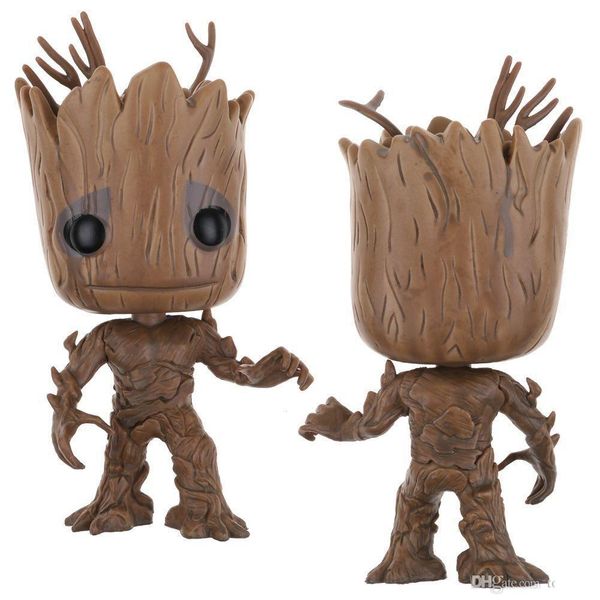 

wholesal dhl ship funko pop guardians of the galaxy dancing groot vinyl action figure with box toy gify doll