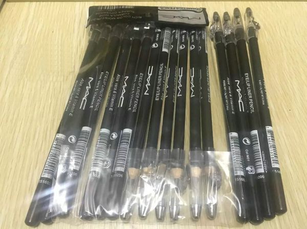 

eye lip liner pencil pen black/brown pencil with knife brand m eye makeup waterproof long-lasting cosmetics ing