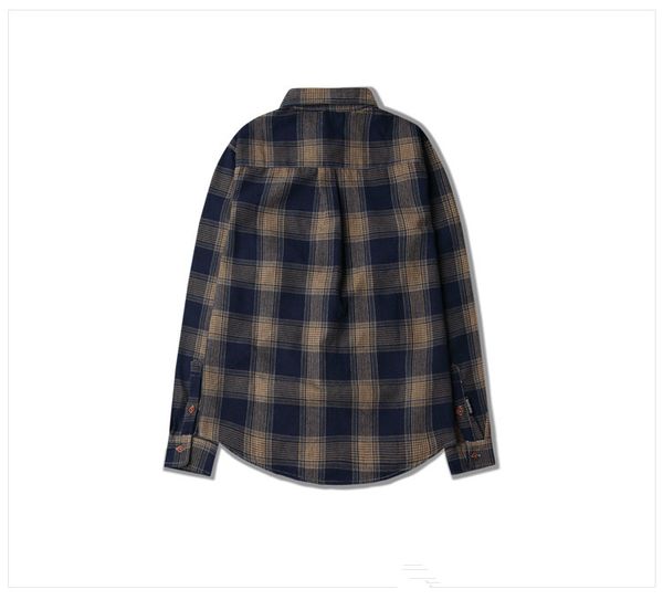 

stylish shirts long sleeved shirts men cotton plaid slim shirt pure fashion checkered casual mens plaid new dress m~xxl cinhe, Black