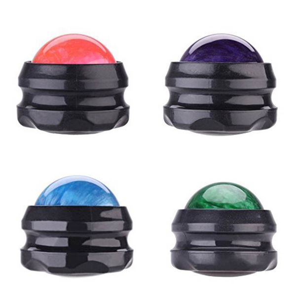 

1pcs massage roller ball massager body therapy foot back waist hip relaxer stress release muscle relaxation fitness ball 4 color