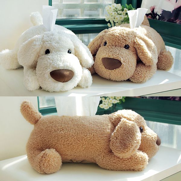 

newyearnew plush catoon tissue canister cute tissue holder box for car bathroom set parts home furnishing decoration gifts