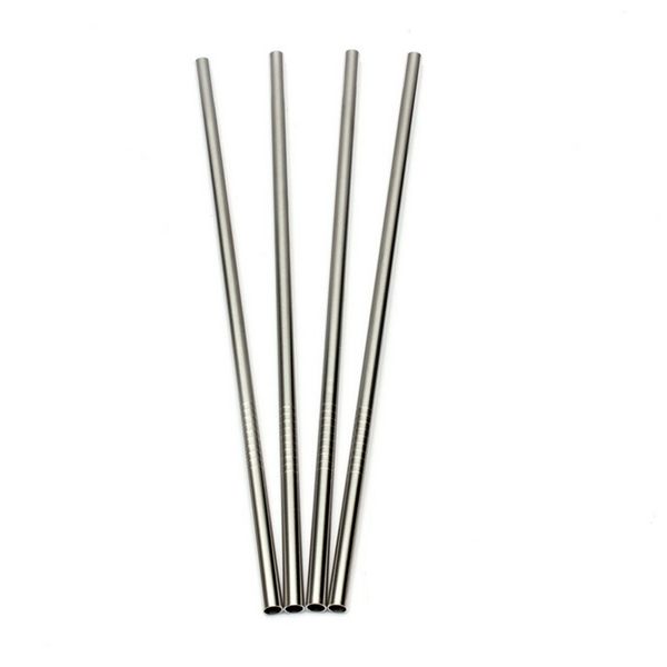 

drinking straws eco-friendly straight metal drinking straw stainless steel reusable straws for beer fruit juice drink lin2605