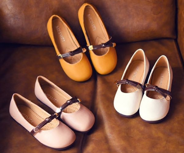 

2018 wengkicks children genuine leather shoes in three colors for girls fashion cute shoes good quality