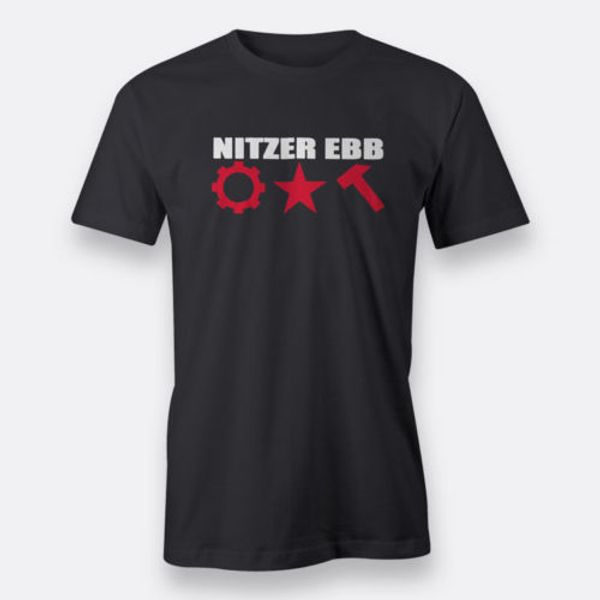 

Nitzer Ebb британский EBM рок черный мужская футболка хлопок S-XXXL размер
