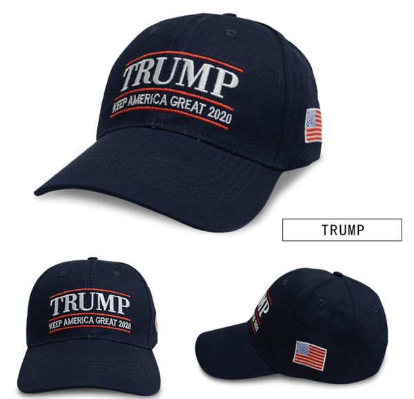 

новое прибытие вышивки trump 2020 make america great снова дональд трамп бейсболки головные уборы сша flag взрослые спорт hat, Blue;gray